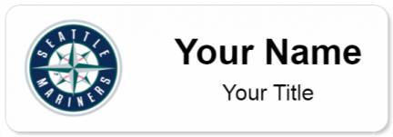 Custom name badges for Seattle Mariners