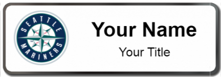 Custom name badges for Seattle Mariners