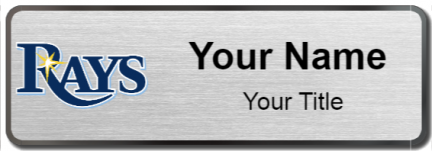 Custom name badges for Tampa Bay Rays