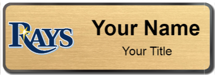 Custom name badges for Tampa Bay Rays