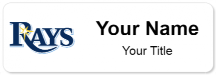 Custom name badges for Tampa Bay Rays