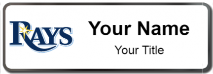 Custom name badges for Tampa Bay Rays
