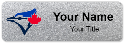Custom name badges for Toronto Blue Jays