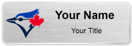 Custom name badges for Toronto Blue Jays