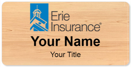 Custom name badges for Erie Insurance