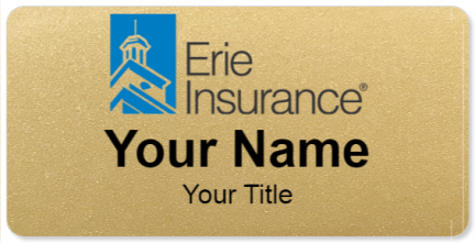 Custom name badges for Erie Insurance