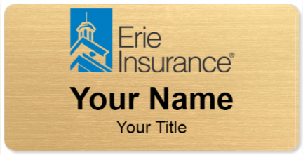 Custom name badges for Erie Insurance