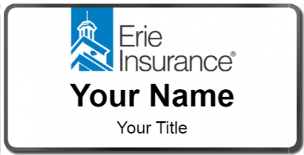 Custom name badges for Erie Insurance