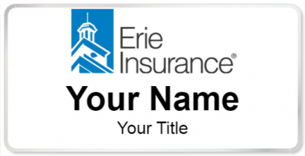 Custom name badges for Erie Insurance