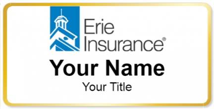 Custom name badges for Erie Insurance