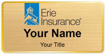 Custom name badges for Erie Insurance