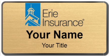 Custom name badges for Erie Insurance