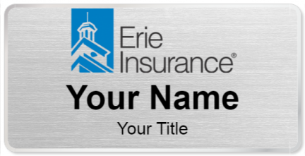 Custom name badges for Erie Insurance