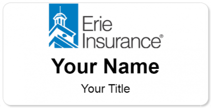 Custom name badges for Erie Insurance