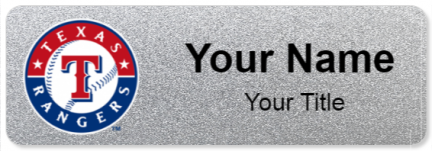 Custom name badges for Texas Rangers