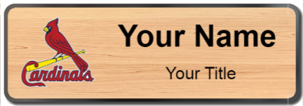 Custom name badges for St Louis Cardinals