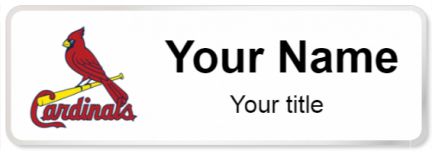 Custom name badges for St Louis Cardinals