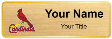 Custom name badges for St Louis Cardinals