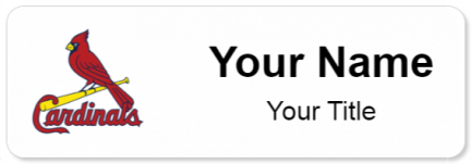 Custom name badges for St Louis Cardinals