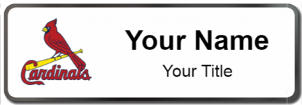 Custom name badges for St Louis Cardinals