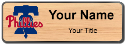 Custom name badges for Philadelphia Phillies