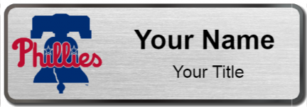 Custom name badges for Philadelphia Phillies