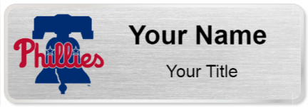 Custom name badges for Philadelphia Phillies