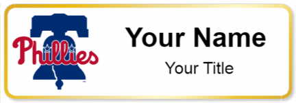 Custom name badges for Philadelphia Phillies
