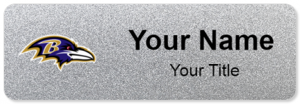 Custom name badges for Baltimore Ravens