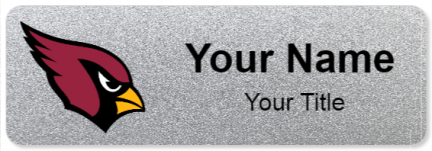 Custom name badges for Arizona Cardinals