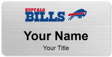 Custom name badges for Buffalo Bills