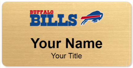 Custom name badges for Buffalo Bills