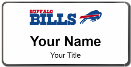 Custom name badges for Buffalo Bills