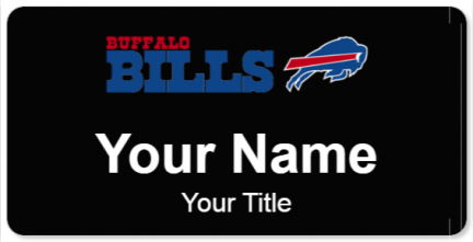 Custom name badges for Buffalo Bills