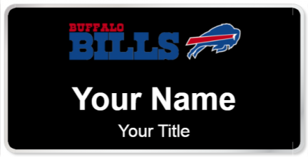 Custom name badges for Buffalo Bills