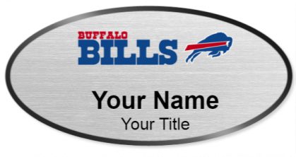 Custom name badges for Buffalo Bills