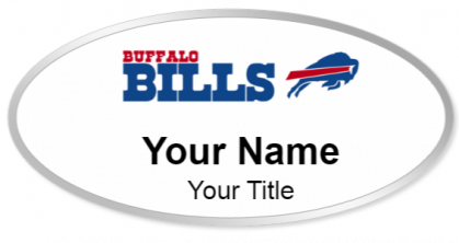 Custom name badges for Buffalo Bills