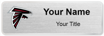 Custom name badges for Atlanta Falcons