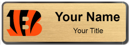 Custom name badges for Cincinnati Bengals