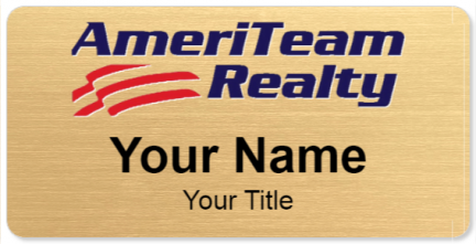 Custom name badges for AmeriTeam Realty