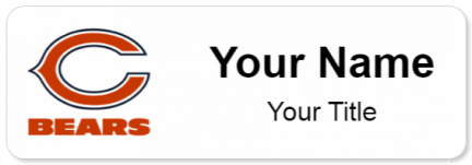 Custom name badges for Chicago Bears