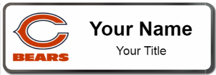 Custom name badges for Chicago Bears