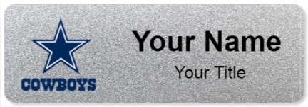 Custom name badges for Dallas Cowboys