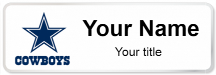 Name Badges and Name Tags for Dallas Cowboys