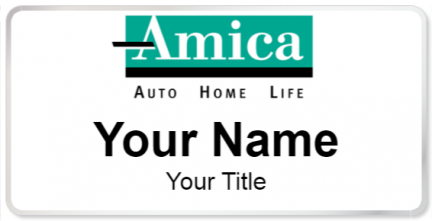 Custom name badges for Amica