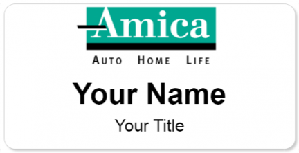 Custom name badges for Amica