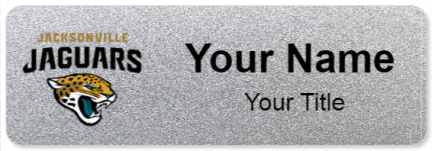 Custom name badges for Jacksonville Jaguars