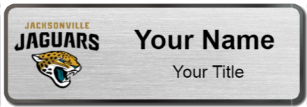 Custom name badges for Jacksonville Jaguars