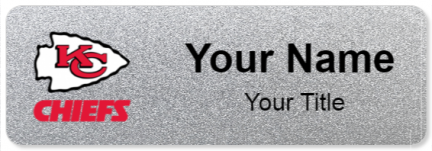 Custom name badges for Kansas City Chiefs