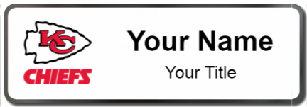 Custom name badges for Kansas City Chiefs